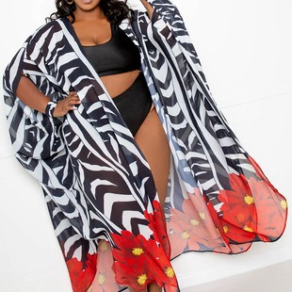 Wild Safari Printed Robe